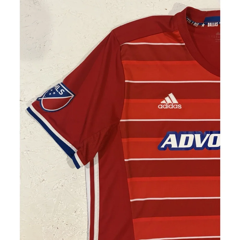 Adidas FC Dallas 2016-2017 Home Soccer Jersey Mens XL AB9330 Red MLS Football